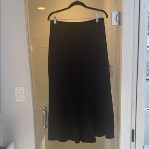 Casual long Black Women's Skirt